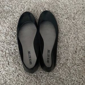 All black flats/dress shoes. Size 6.5